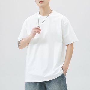 Customized 300g Japanese-style Men's <b>Short</b>-sleeved T-shirt, Summer Loose <b>Sleeve</b> Style, <b>Base</b> <b>Layer</b> Shirt - Product Image 1