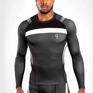 JUJITSU SPORTS Rashguard Confortable et Respirant en Tissu Extensible Doux à Séchage Rapide Écologique Manches Longues pour Adultes - Liberté de Mouvement Facile - Product Image 1