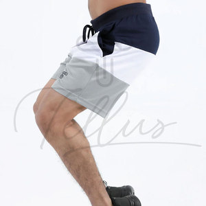 Pantalones Cortos Deportivos Casuales de Verano para Hombre, de Lona, Secado Rápido, Transpirables, con Estampado Sólido, Teñido Liso, hasta la Rodilla, con Cierre de Cordón - Product Image 4