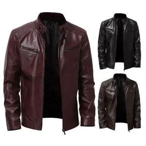 Veste de moto en cuir coupe-vent pour hommes approuvée CE Veste de motard élégante et durable pour l'hiver à un prix raisonnable à bas quantité minimale de commande - Product Image 6