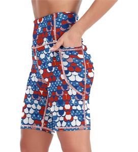 Pantalones cortos deportivos de gimnasio para mujer de alta calidad logotipo personalizado entrenamiento correr Casual Yoga sublimación estilo fitness pantalones cortos transpirables para mujer - Product Image 5