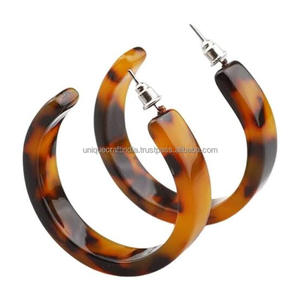 Pendientes de Resina Epoxi para Mujer y Niña, Joyería de Moda, Dijes de Madera, Colgantes, La Mejor Colección Combinable Personalizable, Artesanía de Resina - Product Image 3