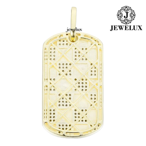 Best Quality Jewelux Gold Plated 925 Silver Freshwater Pearl Charms Hip Hop Jewelry IGI Certified Cross Design Anniversary - Product Image 3