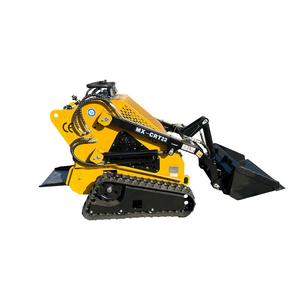Chargeuse compacte hydraulique sur chenilles, mini-chargeuse diesel avec accessoires de benne pour la construction, l'agriculture et l'élevage - Product Image 4