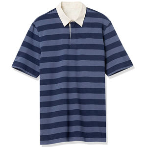 Chemise polo pour homme en coton tricoté avec logo personnalisé de haute qualité, séchage rapide, coupe décontractée, polyester respirant, taille plus - Product Image 6