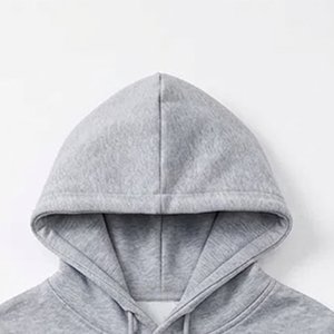 Sudadera informal de felpa gris para mujer con logotipo personalizado al por mayor, de otoño/invierno, con cremallera, mangas largas, suave, cálida y transpirable - Product Image 5