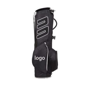 Bolsa de Golf Profesional de Cuero PU Resistente, Color Negro, con Divisores de Palos Multiusos y Patas Reforzadas para Mayor Estabilidad - Product Image 5