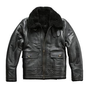 Nouveau blouson aviateur en cuir professionnel de qualité supérieure et vêtements décontractés veste en cuir respirante de saison d'hiver - Product Image 3