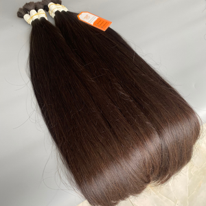 Extensions de cheveux naturels 100% vierges en vrac, double épaisseur, Remy, cuticules alignées, vente en gros - Product Image 6