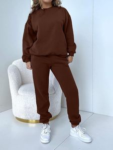 Women's Oversized <b>Hoodie</b> Tracksuit Set Premium Fleece <b>Hoodie</b> Jogger Set For Women Women's Athleisure <b>Hoodie</b> And Sweatpants Set - Product Image 6