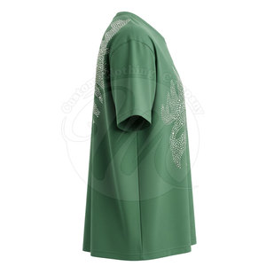 T-shirt pour homme à strass tendance, T-shirt pour homme à strass le plus vendu, T-shirt pour homme à strass nouveau design - Product Image 4