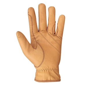 Custom Logo Goatskin Leather Horse Riding Gloves Anti-Slip Performance Sports Gloves for Outdoor Activities for Summer Winter - Product Image 4