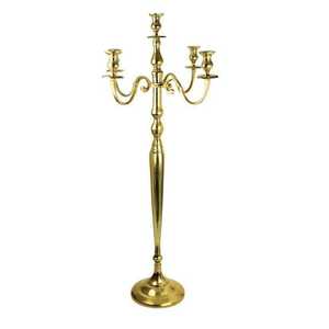 Modern Home Decor Ideas Table Display 5 Arms Antique Candelabra <b>Hand</b> <b>Casted</b> Technique Low Moq Metal Candle Holder Wedding Decor - Product Image 4