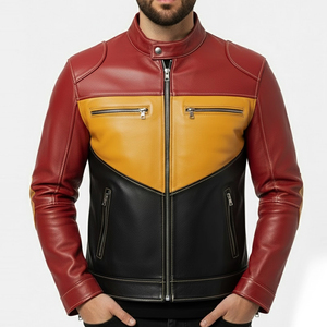 Men's Black Leather <b>Jacket</b> Motorcycle Fashion Winter <b>Jacket</b> Men Slim Fit Leather <b>Biker</b> <b>Jacket</b> Coat Wholesale Leather <b>Jackets</b> - Product Image 1