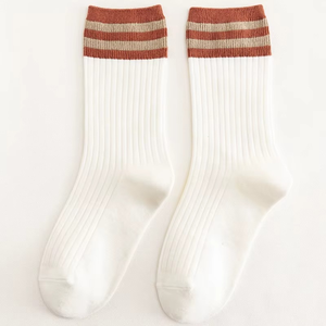 Chaussettes de sport d'hiver pour femmes, longueur mi-mollet, 100 % coton molletonné, séchage rapide, respirantes, avec personnalisation du corps et du bord du mollet - Product Image 6