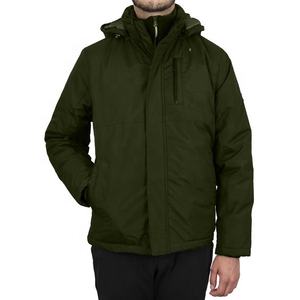 Chaqueta impermeable con logotipo personalizado para hombre, cortavientos con cremallera frontal, impermeable, de alta calidad, 100% - Product Image 1
