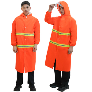 Weatherproof Reflective Rain <b>Jacket</b> Waterproof Hooded Safety Coat for <b>Men</b> High Visibility Workwear Outdoor Windbreaker New Top - Product Image 5