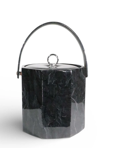 Seau à glace en marbre au design moderne, refroidisseur de vin pour la maison et le jardin - Product Image 5