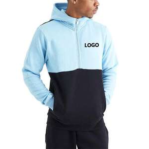 Sweat à capuche zippé pour homme, surdimensionné, de haute qualité, style vintage, effet délavé soleil et usé, délavé à l'acide - Product Image 1