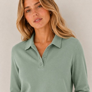 Camiseta Polo Informal para Mujer, Uniforme de Negocios, Ropa con Logotipo Personalizado, Marca Privada, Fabricante OEM ODM, Proveedor - Product Image 5