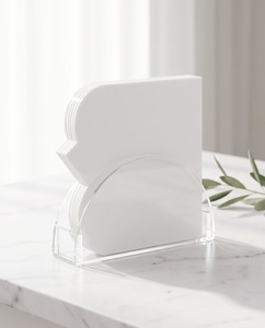 Tarjetas de Birkat Hamazon de Acrílico Transparente, Elegantes y Ecológicas, Regalo Judío Clásico Moderno 2026, para Celebraciones - Product Image 1