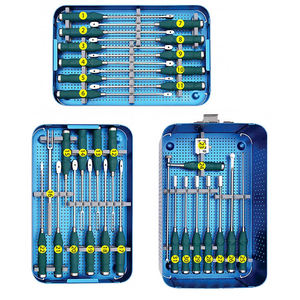 Juego de Instrumentos Ortopédicos de Titanio Lumbar de Alta Calidad, 32 Piezas, SURGINEXA, Certificado CE, Garantía de 3 Años - Product Image 1