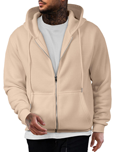 Top Selling Breathable men Zipper <b>Hoodies</b> Full Sleeves Street wear <b>Lightweight</b> Customized Logo Printing <b>Hoodies</b> - Product Image 4