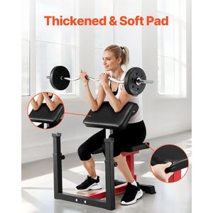 Panca per Allenamento di Forza Multifunzione per Home Gym, Carico Massimo 200 kg, con Estensione Gambe e Supporto Braccia, Ideale per Isolamento Muscolare - Product Image 5