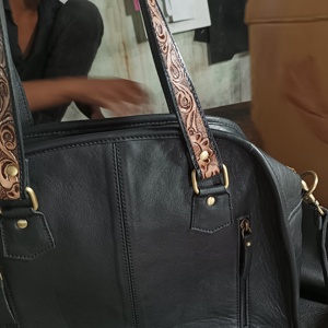 Nuevo Bolso de Mano Estilo Western con Flecos y Diseño Azteca, de Cuero de Alta Calidad para Mujer, con Compartimento Oculto para Portar Objetos - Product Image 4
