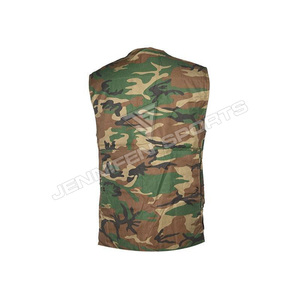 Gilet de chasse pour homme de haute qualité, camouflage automne-hiver, tissu en toile 100% coton, avec plusieurs poches - Product Image 4