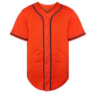 Professional Adult Baseball Jersey <b>Button</b> Down Cotton & Polyester Sublimated Breathable Unisex Team Uniform Made in Pakistan - Product Image 5