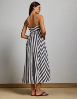 Robe Mini en Tricot à Rayures Noires et Blanches IStapromo Gifts, Vêtements pour Femmes, Robe Casual de Haute Qualité pour Femmes, Robe en Tricot Ample