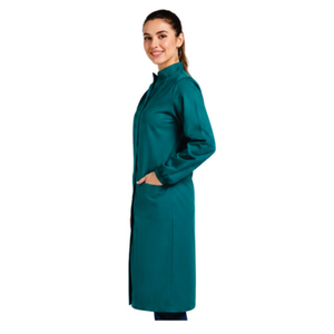 Bata Médica de Mezclilla para Mujer, Profesional, Manga Larga, Ecológica, Transpirable, para Hospital, Enfermería, Trabajo Sanitario, Doctora - Product Image 6