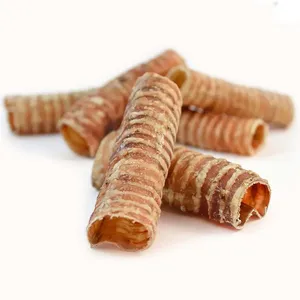 Snacks Premium para Perros de Tráquea de Res Orgánica, con Alto Contenido de Proteínas, Ingredientes Naturales, Alimento Seco para Perros con Vitaminas y Minerales - Product Image 1