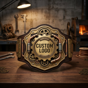 Cinturón de título UFC de tamaño adulto, cinturón de campeonato UFC personalizado para adultos, correa de cuero puro con logotipo personalizado - Product Image 1