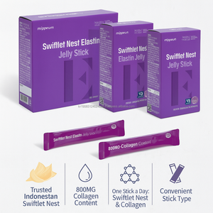 คอลลาเจนอีลาสติกเจลลี่สติ๊ก15ซองโมเลกุลต่ำคอลลาเจนปลาคอลลาเจนความงามขนมขบเคี้ยวเกาหลี - Product Image 3