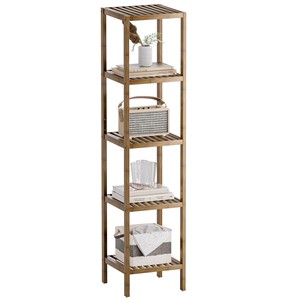 Étagère murale modulaire en bambou écologique - Système de rangement empilable durable en gros - Product Image 3