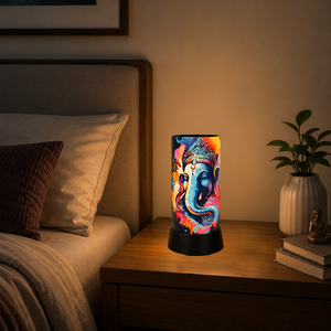 Lord Ganesha Divine Glow LED Table Lamp Spiritual Decorative <b>Night</b> <b>Light</b> Modern Bedside Lamp Home Temple Meditation Gift - Product Image 4