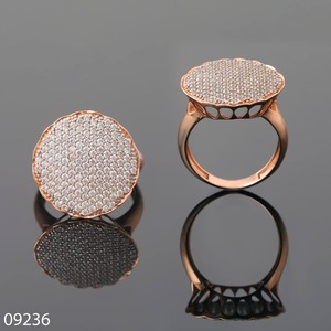 Bague de mariage élégante à coupe ronde avec diamant certifié VVS cultivé en laboratoire pour femme, plaqué or, collection de bijoux de fête, cadeau - Product Image 1