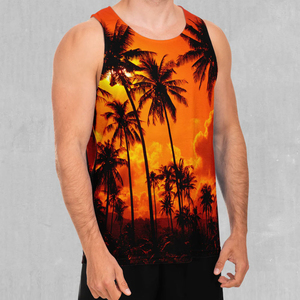 Custom Made Summer Sublimation Tank Tops Casual Fitness Gym Vest <b>Singlets</b> <b>for</b> <b>Men</b> Yoga Sports Apparel with Sublimation Print - Product Image 3