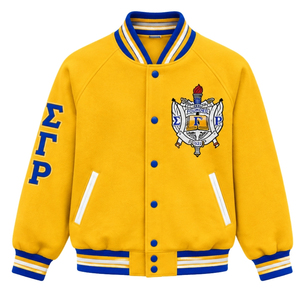 Chaqueta Bomber Personalizada para Mujer, Estilo Griego, Sigma Gamma Rho, Cierre Frontal con Cremallera, Prenda Exterior Informal y Moderna, Chaqueta Elegante para Mujer, OEM ODM - Product Image 1