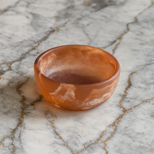 Elegante Tazón Decorativo de Resina – Diseño Artesanal con Espiral Naranja para Centro de Mesa, Ramadán y Regalos - Product Image 6
