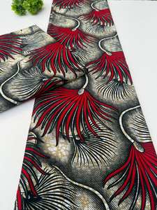 High Grade Botswana African Wax Print Ankara Cotton Fabric for Women Dresses and Wedding Fashion - Product Image 4