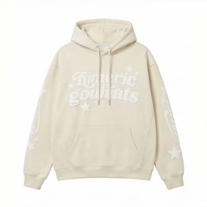 Sudaderas con Capucha para Hombre, Personalizadas, 100% Algodón French Terry, Impresión Serigrafiada, Lavado Desgastado, Costuras Expuestas, Nueva Moda Urbana, Color Personalizado - Product Image 1