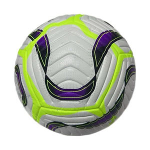 Ballon de football taille 5, cousu à la machine, en cuir PU, durable, pour extérieur, coutures renforcées, poids officiel, pour entraînement de club - Product Image 2