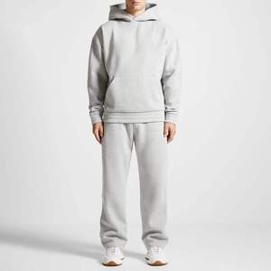 Conjunto Deportivo de Sudadera con Capucha de Felpa Francesa, Transpirable, Casual, de Manga Larga, Premium, Elegante, Ropa Deportiva de Invierno, Ajuste Cómodo - Product Image 1