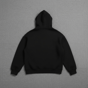Sweat à capuche polaire pour homme de haute qualité, surdimensionné, avec logo personnalisé brodé ou imprimé, 100 % coton, coupe-vent, respirant, teinture unie - Product Image 6