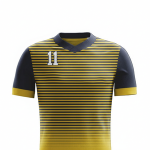 Conjunto de Uniforme de Fútbol Sublimado de Manga Corta, 100% Poliéster, de Secado Rápido |   Camisetas de Fútbol Profesional con Logotipo Frontal - Product Image 5
