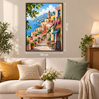 Puzzle personnalisé avec logo, 1000 pièces, Aurore, Nuit d'hiver, Village enneigé, Impression HD, Carton de qualité supérieure, Jouet pour adultes, Cadeau familial