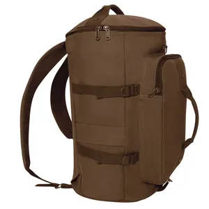 Multipurpose <b>Canvas</b> Duffle <b>Backpack</b> with Multi Pockets Travel Gym Tactical Bag Custom Size Color Bulk Order Supplier - Product Image 1